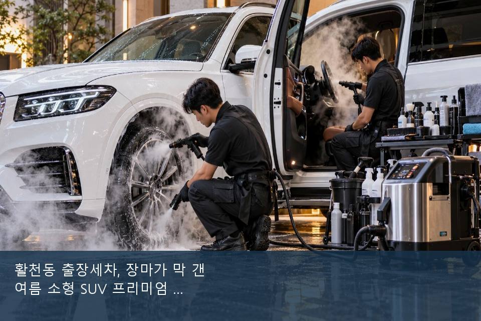활천동 출장세차, 장마가 막 갠 여름 소형 SUV 프리미엄 · 실내 냄새를 연 기록