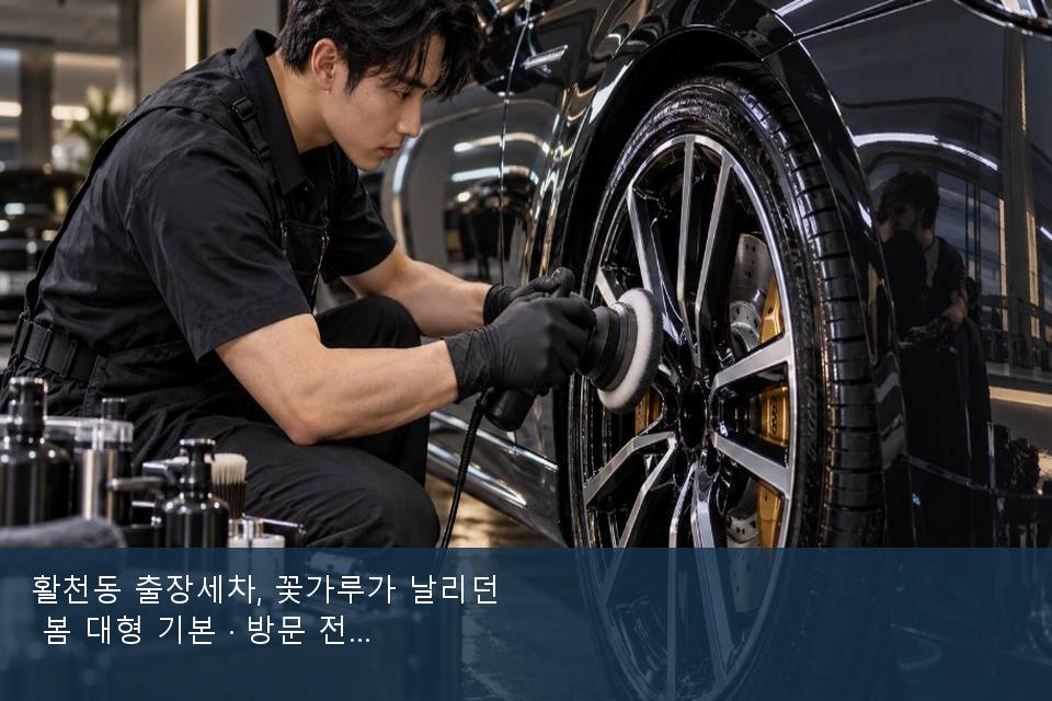 활천동 출장세차, 꽃가루가 날리던 봄 대형 기본 · 방문 전에 확인한 것